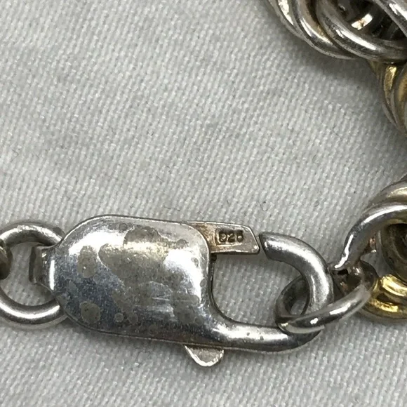 Sterling Silver 925 Milor Thick Heavy rope necklace 24 in